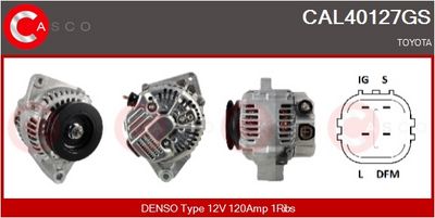 GENERATOR / ALTERNATOR CASCO CAL40127GS