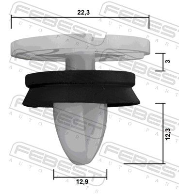 CLIPS ACOPERIRE DECORATIVA SI PROTECTIE FEBEST 88570212 1