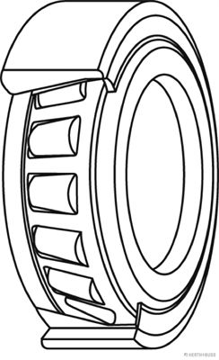 Комплект подшипника ступицы колеса HERTH+BUSS JAKOPARTS J4713039 для MAZDA E