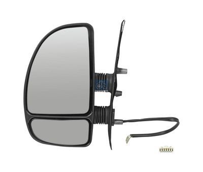 Lusterko zewnętrzne, kabina kierowcy DT SPARE PARTS 12.83034