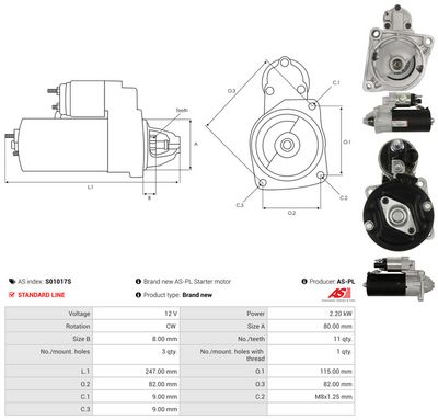 STARTER AS-PL S01017S 4