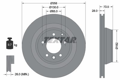 DISC FRANA TEXTAR 92151403