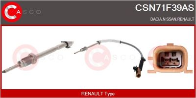 SENZOR TEMPERATURA GAZE EVACUARE CASCO CSN71F39AS