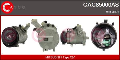 Компрессор, кондиционер CASCO CAC85000AS для MITSUBISHI PAJERO