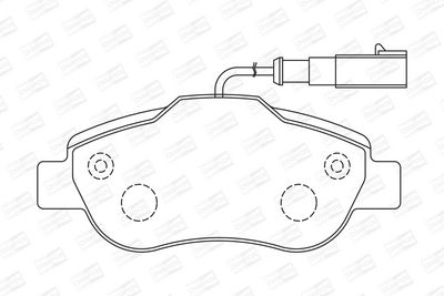 BREMSBELAGSATZ SCHEIBENBREMSE CHAMPION 573266CH 1