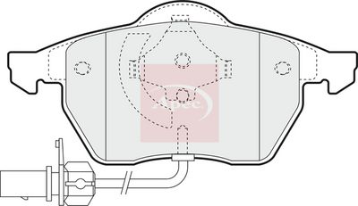 APEC Brake Pad Set, disc brake PAD964
