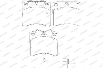 WAGNER WBP20651A Тормозные колодки и сигнализаторы для VW LT 28-46 II Фургон (2DA, 2DD, 2DH) 2.8 TDI WAGNER WBP20651A Тормозные колодки и сигнализаторы для VW LT 28-46 II Фургон (2DA, 2DD, 2DH) 2.8 TDI