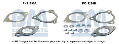 zestaw montażowy, filtr sadzy / filtr cząstek stałych BM CATALYSTS FK11290