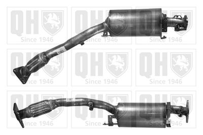 Filtr sadzy / filtr cząstek stałych, układ wydechowy QUINTON HAZELL 20010JD71B