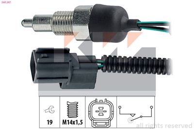 Przełącznik, światło cofania KW 560 247