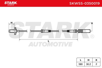 датчик, обороти на колелото STARK SKWSS-0350019