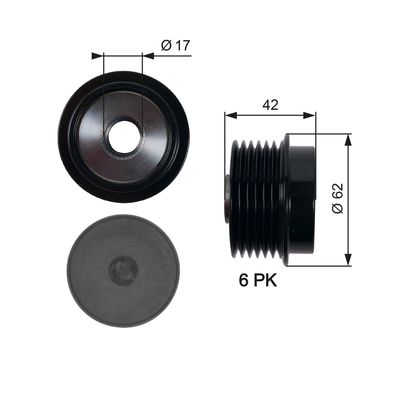 SISTEM ROATA LIBERA GENERATOR GATES OAP7152