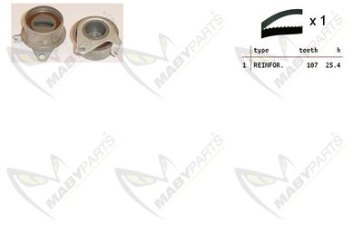 Комплект ремня ГРМ MABYPARTS OBK010465 для MITSUBISHI COLT