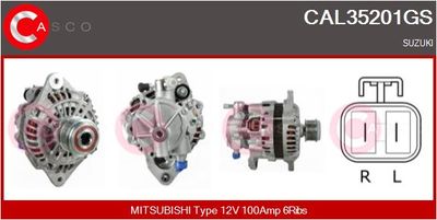 CASCO CAL35201GS Генератор  для SUZUKI (Сузуки)