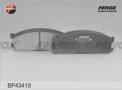 Комплект тормозных колодок, дисковый тормоз FENOX BP43419 для FORD ECONOVAN