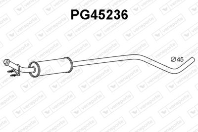 VENEPORTE PG45236 Глушитель выхлопных газов  для PEUGEOT 308 SW I (4E_, 4H_) 1.6 16V