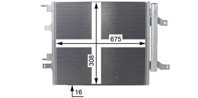 CONDENSATOR CLIMATIZARE MAHLE AC268000P 4