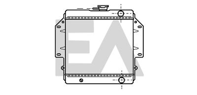 EACLIMA 31R69068 Радиатор охлаждения двигателя  для SUZUKI  (Сузуки Сж410)