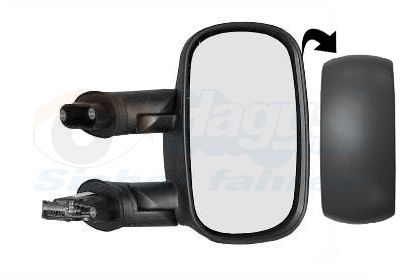 VAN WEZEL 1636814 Наружное зеркало  для FIAT DOBLO (Фиат Добло)