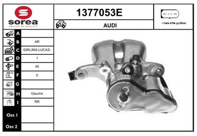 BREMSSATTEL SNRA 1377053E