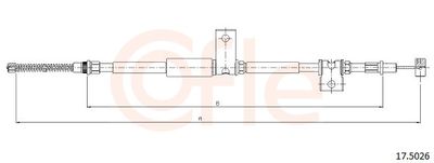 CABLU FRANA DE PARCARE COFLE 175026