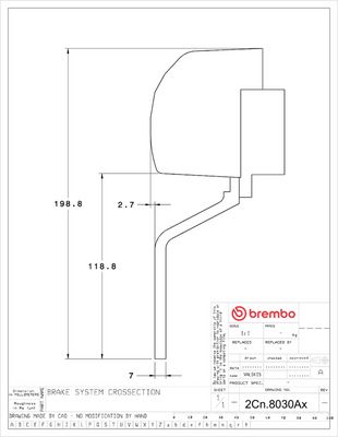 BREMBO Didelio efektyvumo stabdžių komplektas