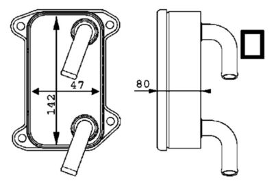 RADIATOR ULEI ULEI MOTOR MAHLE CLC40000P 1