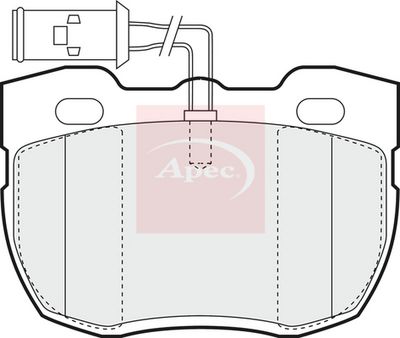 APEC Brake Pad Set, disc brake PAD592