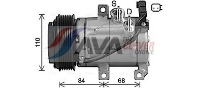 COMPRESOR CLIMATIZARE AVA Clever Choice FDAK682 1
