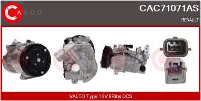 COMPRESOR CLIMATIZARE CASCO CAC71071AS