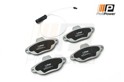 stabdžių trinkelių rinkinys, diskinis stabdys 1B1073 ProfiPower