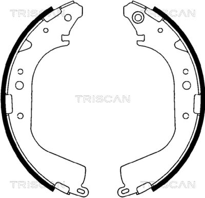 Комплект тормозных колодок TRISCAN 8100 10425 для TOYOTA LAND CRUISER