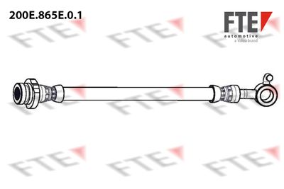 Тормозной шланг FTE 200E.865E.0.1 для NISSAN QASHQAI