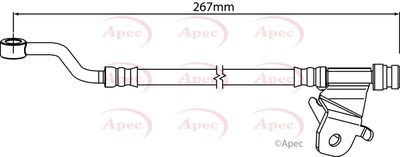 APEC Brake Hose HOS4203