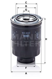 Топливный фильтр MANN-FILTER WK 8052 z для MAZDA B-SERIE