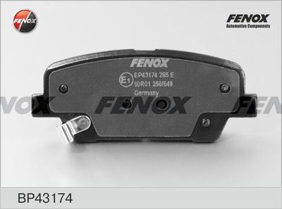 FENOX BP43174 Тормозные колодки и сигнализаторы  для HYUNDAI GENESIS (Хендай Генесис)