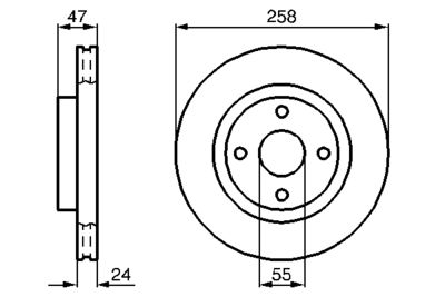 Brake Disc 0 986 478 989