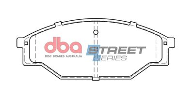 DBA Australia DB318SS Тормозные колодки и сигнализаторы для TOYOTA HILUX V Пикап (_N_, KZN1_, VZN1_) 2.4 D (LN5_, LN85, LN90)