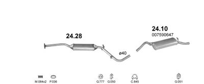 SISTEM DE ESAPAMENT POLMO POLMO00962