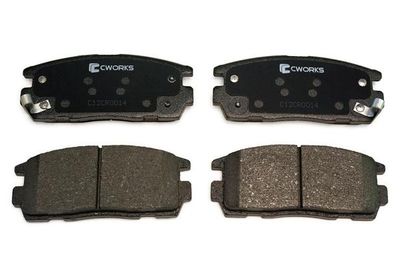 Комплект тормозных колодок, дисковый тормоз CWORKS C12CR0014 для CHEVROLET CAPTIVA