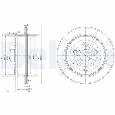 DISC FRANA DELPHI BG3166