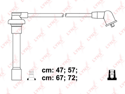 Комплект проводов зажигания LYNXauto SPC3415 для HONDA SHUTTLE