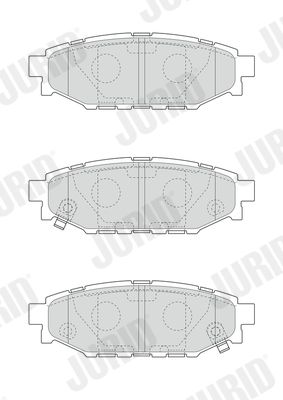 Brake Pad Set, disc brake 573380J