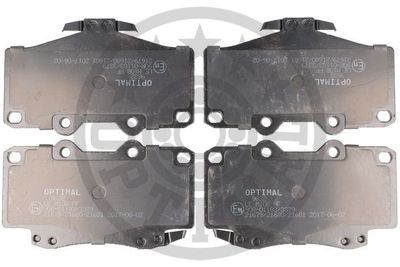 Комплект тормозных колодок, дисковый тормоз OPTIMAL BP-09632 для VW TARO