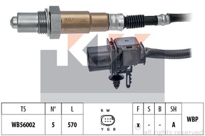 Лямбда-зонд KW 498 474 для LANCIA VOYAGER