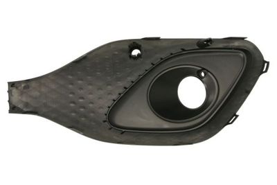 Voorbumper afdekking Voor Links (met mistlampgaten, met parkeersensor gaten, black-matt) past: MERCEDES GLA II H247 01.20-