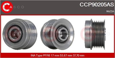 FULIE ALTERNATOR CASCO CCP90205AS