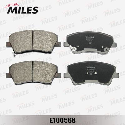 Комплект тормозных колодок, дисковый тормоз MILES E100568 для HYUNDAI ELANTRA