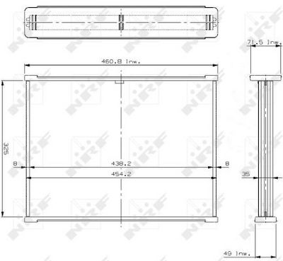 RETEA RADIATOR RACIRE MOTOR NRF 17400 1
