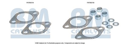 Монтажен комплект, изпускателна тръба BM Catalysts FK70531